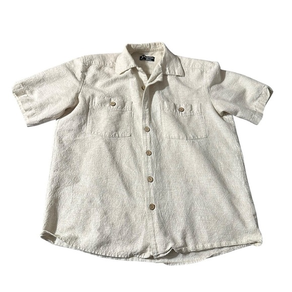 Hamilton Classic Other - Hamilton Classic vintage men's XL (41) beige button down short sleeve shirt